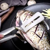 Kitchen BBQ Bread Utensil Set Barbecue Tong Fried Steak Shovel Fried Fish Shovel Clamp Kitchen Bread Meat Clamp Stainless Steel 3