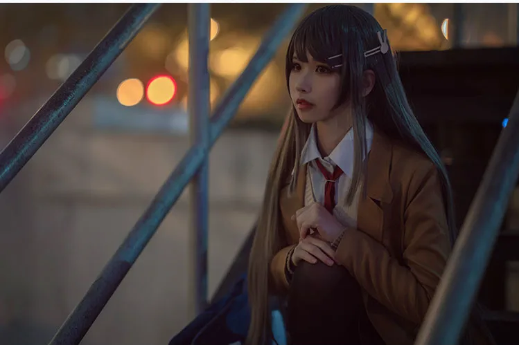 Аниме Seishun Buta Yarou Wa Bunny Girl Senpai No Yume Wo Minai Sakurajima Mai школьная форма комплект для косплея вечерние костюмы
