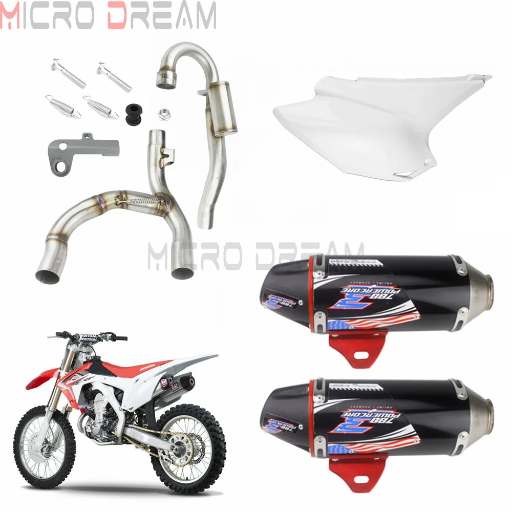 Motorcycle Exhaust Muffler Pipe System Set For Honda CRF150F CRF230F 2003-2016 CRF 230F 150F Dirt Bike Exhaust Silencer Pipes Motorcycle Exhaust Muffler Pipe System Set For Honda CRF150F CRF230F 2003-2016 CRF 230F 150F Dirt Bike Exhaust Silencer Pipes