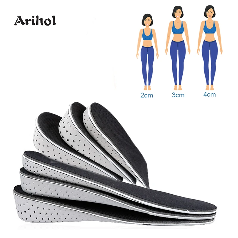 Memory Foam Hoogte Toename Binnenzool Voor Mannen Vrouwen Onzichtbare  Verhoogd Lifting Inserts Schoen Liften Lift Inlegzolen (2/3 /4 cm)| Inlegzolen| - AliExpress