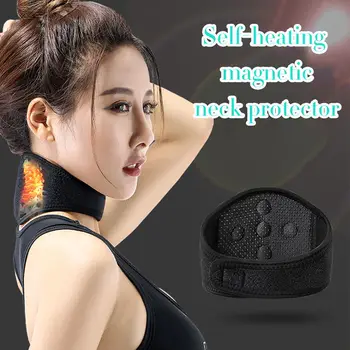 

Health Care Neck Support Massager 1Pcs Tourmaline Self-heating Neck Belt Protection Spontaneous Heating Belt Body Massager