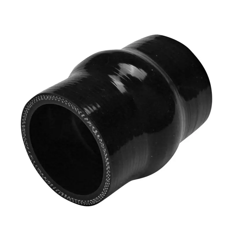 

2.5 63mm Hump Straight Silicone Hose Coupler Tube 2 1/2 Black Pipe + Clips Kit