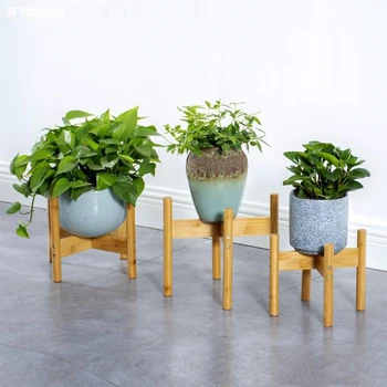 

Wooden Flower Window Balcony Desktop Mini Flower Pot Holder Pot Display