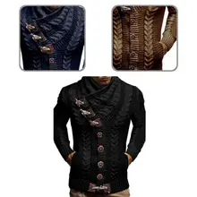 Trendy Knitted Sweater Windproof Cotton Thermal Knitted Sweater Jacket Sweater Coat Sweater Jacket