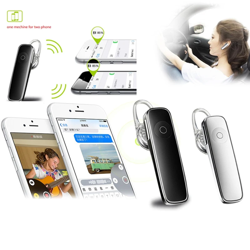 M165 стерео гарнитура наушники Мини Bluetooth V4.1 Беспроводной Handfree с микрофоном для huawei Xiaomi Android всех телефонов