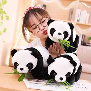 

30cm Stuffed Bamboo Panda Bear Plush Toy Doll Birthday Christmas Holiday Gift BM88