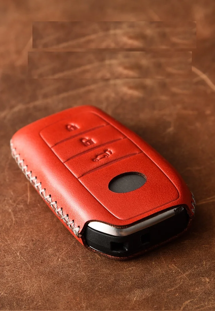 Чехол из натуральной кожи с дистанционным управлением для Toyota Camry Highlander Prado Crown Land Cruiser Prius Vitz Reiz Fortuner Prius