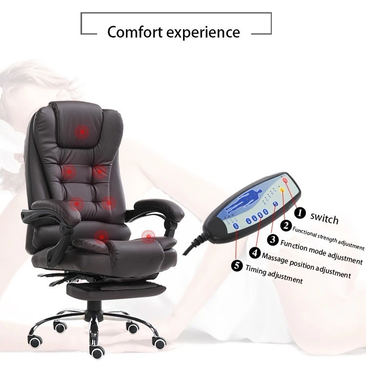 Высокое качество N-1 Boss Silla домашний модный геймер Esports Poltrona игровое кресло может лежать с подставкой для ног массаж синтетическая кожа