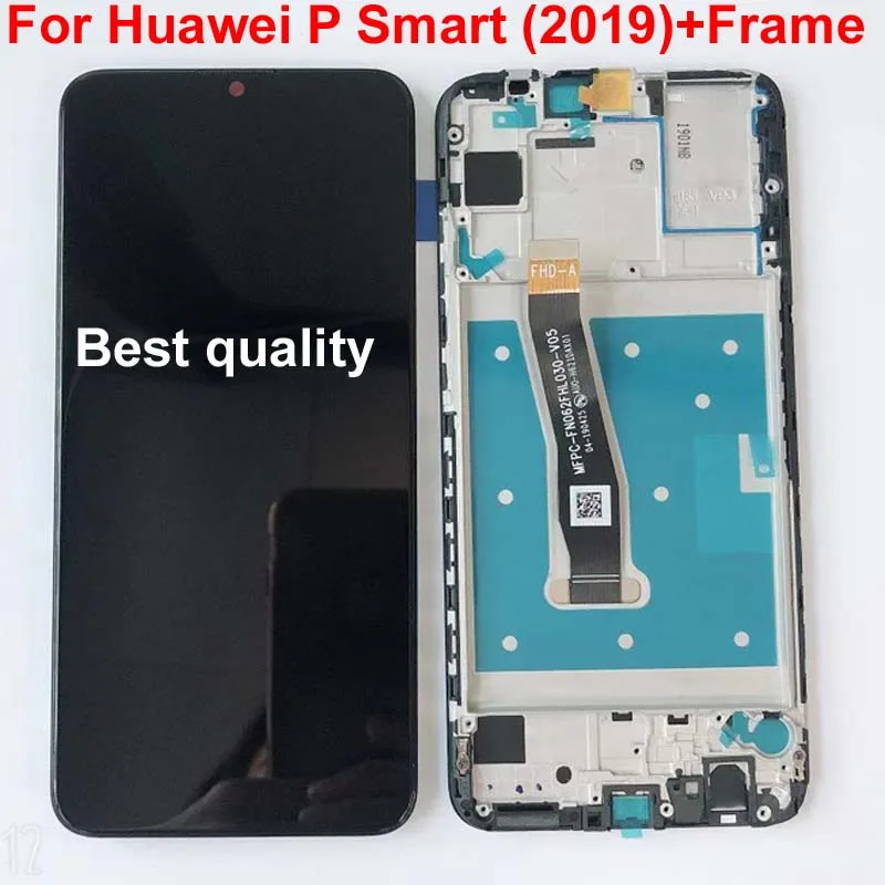 Для huawei P Smart, ЖК-дисплей, дигитайзер в сборе, сенсорный экран с рамкой для POT-LX1 P Smart, запасная часть