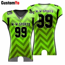 Full Sublimation Boys American Football Jersey Custom Team Football Jersey