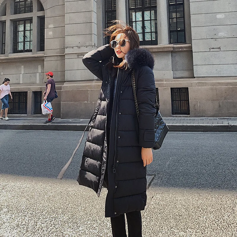 

Cotton-padded Clothes Women's 2019 Autumn And Winter New Style down Jacket Cotton-padded Clothes Women's Korean-style Mid-length