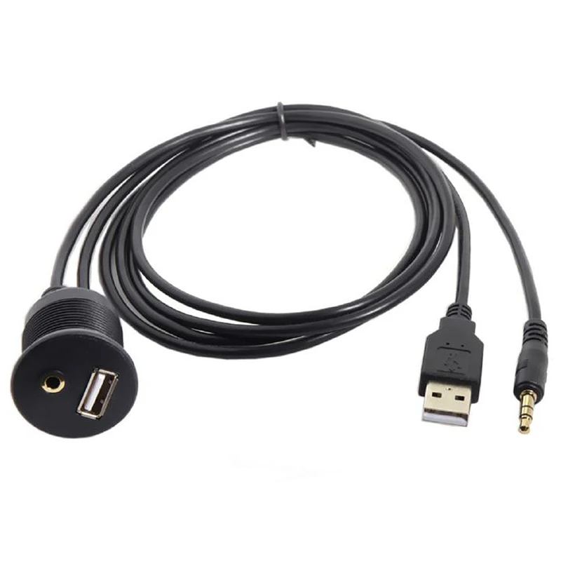 Комбинированный Удлинительный кабель Usb 2 0 и 3 5 мм Aux папа мама с