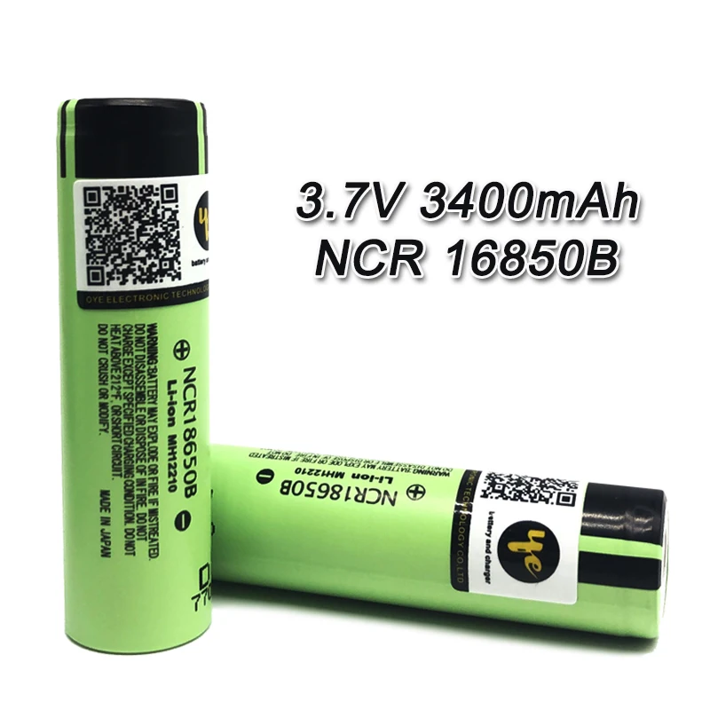 Оригинальный литий ионный аккумулятор 18650 pilha recarregavel 3 7 V 3400mAh литиевая батарея