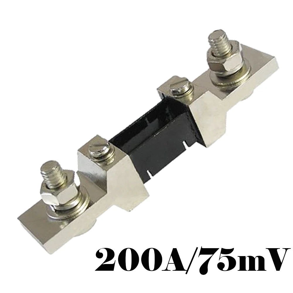 200A 75mV Внешний шунтирующий FL-2 200A 100A 50A 30A 20A 10A/75mV измеритель тока шунтирующий резистор для цифрового амперметра Ампер Вольтметр ваттметр - Цвет: 200A 75mV