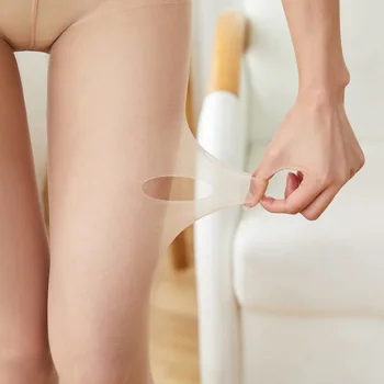 

Woman Thin Large Size Tights Anti-hook Tear Resistant Super Elastic Magical T Crotch Pantyhose Plus Size Nylons Lady