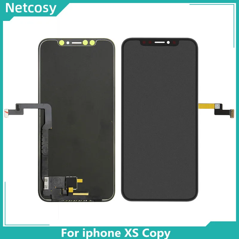 Сенсорный экран дигитайзер стеклянная панель объектива для iphone X XS ...