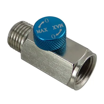 

Portable Air Pressure Valve Compressed Inline Alloy Steel Heavy Duty Sealed High Strength 1/4 Inches Accessories Switch Control