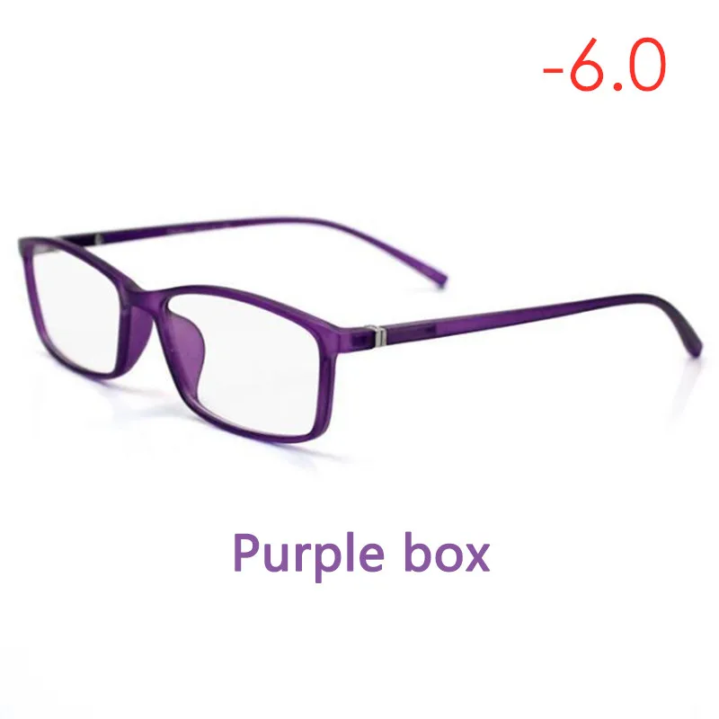 G452 Purple box GLTREE Ультралегкая оправа для очков оптическая оправа женские очки 0-500 градусов миопическая линза nerd черные красные очки оправа G452 - Цвет оправы: G452 Purple box