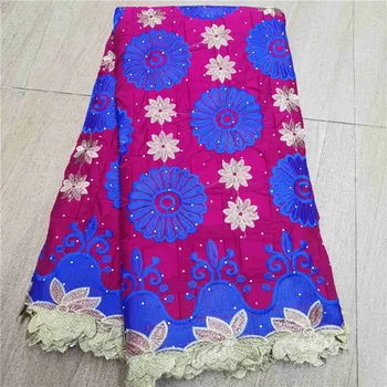

Latest Cotton fabric African Nigerian Dry Lace Fabric High Quality dubai fabric For Everyone Daily Cloths Sew 27L080405