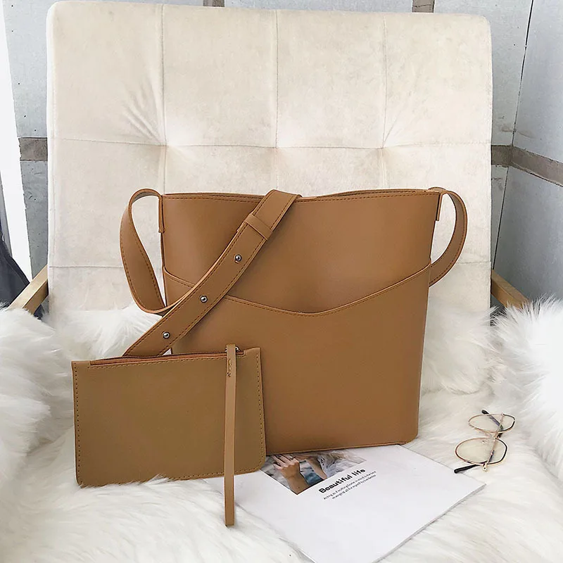 

New Arrival Online Celebrity Bag Women's 2018 New Style Bucket Shoulder Square Sling Bag INS Super Fire Versatile Shoulder Bag F