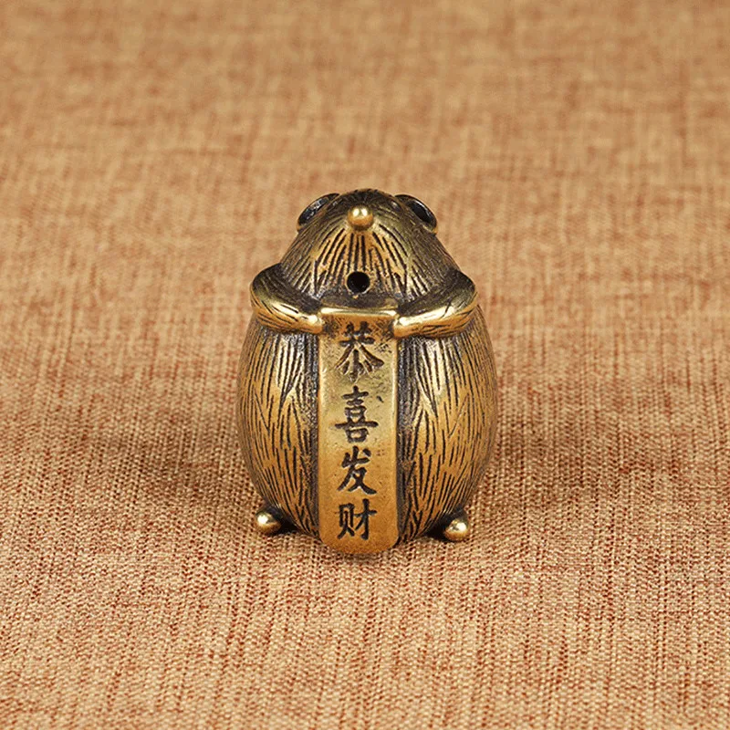 lucky mouse brass ornament (7)