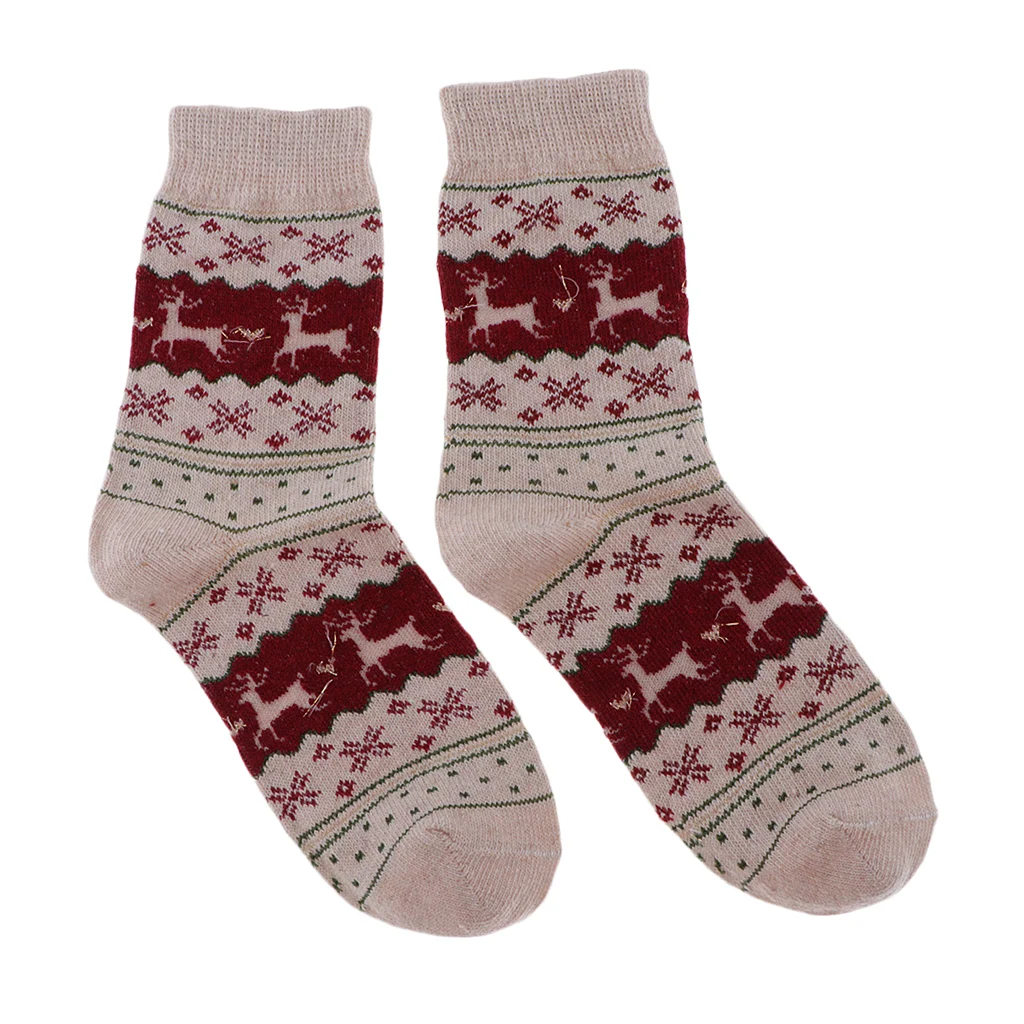 Mens Womens Christmas Socks Basketball Ankle Socks Cotton Running Hiking Compression Low Cut Thermal Compression Sock 