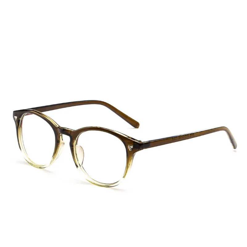 Ретро Винтажные круглые мужские очки, оправа со стрелкой, женские цветные прозрачные очки для чтения, женские очки для ленивых, компьютерные очки, оправа для очков - Цвет оправы: Зеленый
