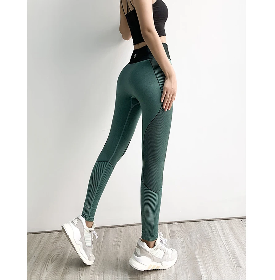 BINAND Push Up Бесшовные Леггинсы для йоги спортивные женские спортивные штаны с высокой талией леггинсы для спортзала сексуальные полосатые спортивные Леггинсы Спортивные штаны Йога