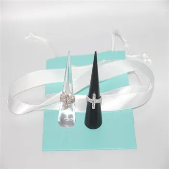 

Sterling Ring The New 1 series Wide and narrow version Zircon accessories Woman Jewelry Luxury brands festival gift