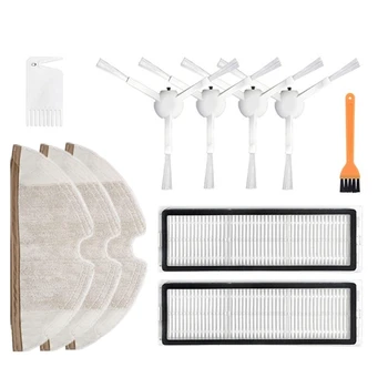 

Hot 11 Pcs Replacement Parts Kit for Xiaomi Mijia 1C Robot Accessories Side Brush HEPA Filter Brush Mop