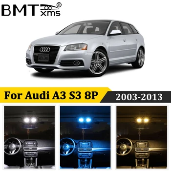 

BMTxms 22Pcs Canbus Car LED Interior Light Kit For Audi A3 S3 RS3 8P Hatchback Sportback LED Interior Kit 2003-2013