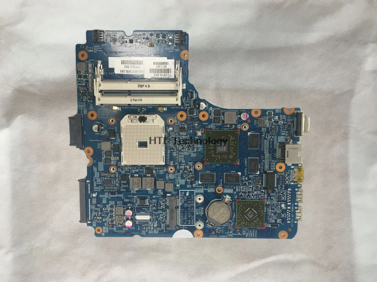 HOLYTIME Laptop Motherboard For HP probook 455 G1 722818-501 48.4ZC03.011 socket FS1 HD 8750M DDR3