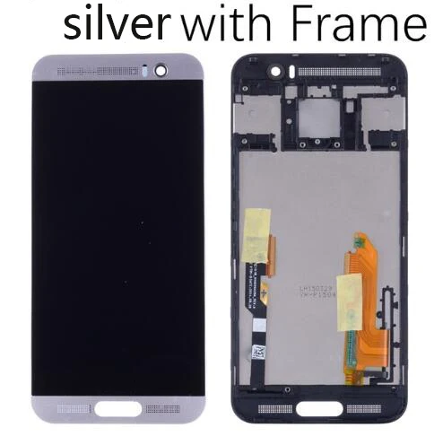 Silver with frame Sinbeda ЖК-дисплей для htc ONE M9 ЖК-дисплей сенсорный экран с рамкой дигитайзер сборка для htc One M9 дисплей для htc M9 lcd M9E M9W - Цвет: Silver with frame
