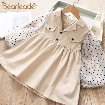 

Bear Leader Girls Fashion Princess Dress 2020 New Autumn Girl Polka Dot Dresses Cute Elegant Party Outfits Kids Clothing 2 6Y