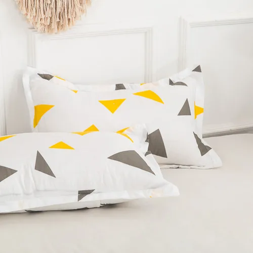 Матовая микрофибра стандартная Подушка Shams набор of1, мягкая и уютная, морщинка, выцветание, пятновыводство - Цвет: Синий