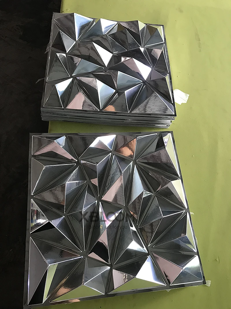 6 шт., 30x30 см, цветные 3D настенные панели с металлическим покрытием для автомобиля, цветок розы, гальванические 3D наклейки на стену, свадебные, вечерние, фоновые, настенные, художественные