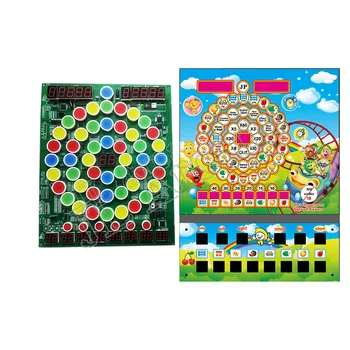 

Groothandel Mario game board populaire muntautomaat casino PCB circuit game board met draden en toetsenbord voor slot game machi