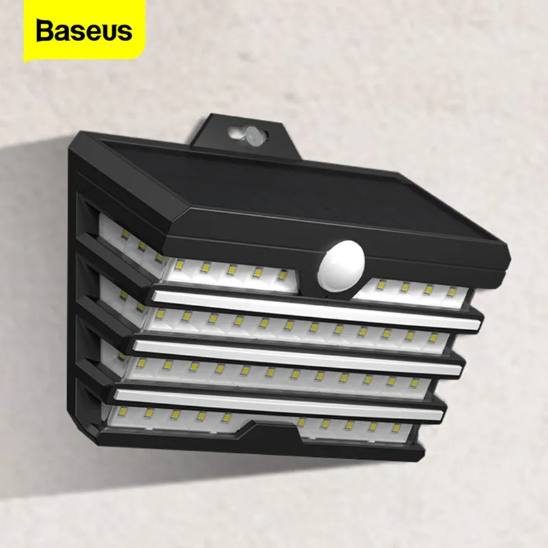 

Baseus LED Solar Light Outdoor Solar Garden Light PIR Motion Sensor Solar Lamp Powered Sunlight IP65 Waterproof Security Light