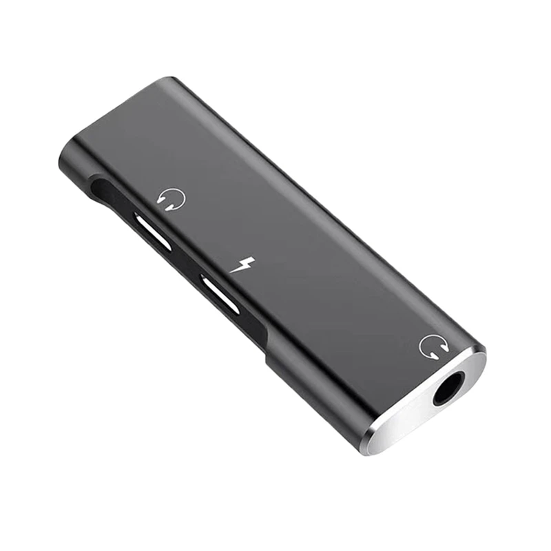3 In 1 Charge Audio Adpater For Iphone X 7 8 Plus 3.5Mm Aux Audio Adapter Call Remote Music Charge Headphone Earphone Adapter Ch