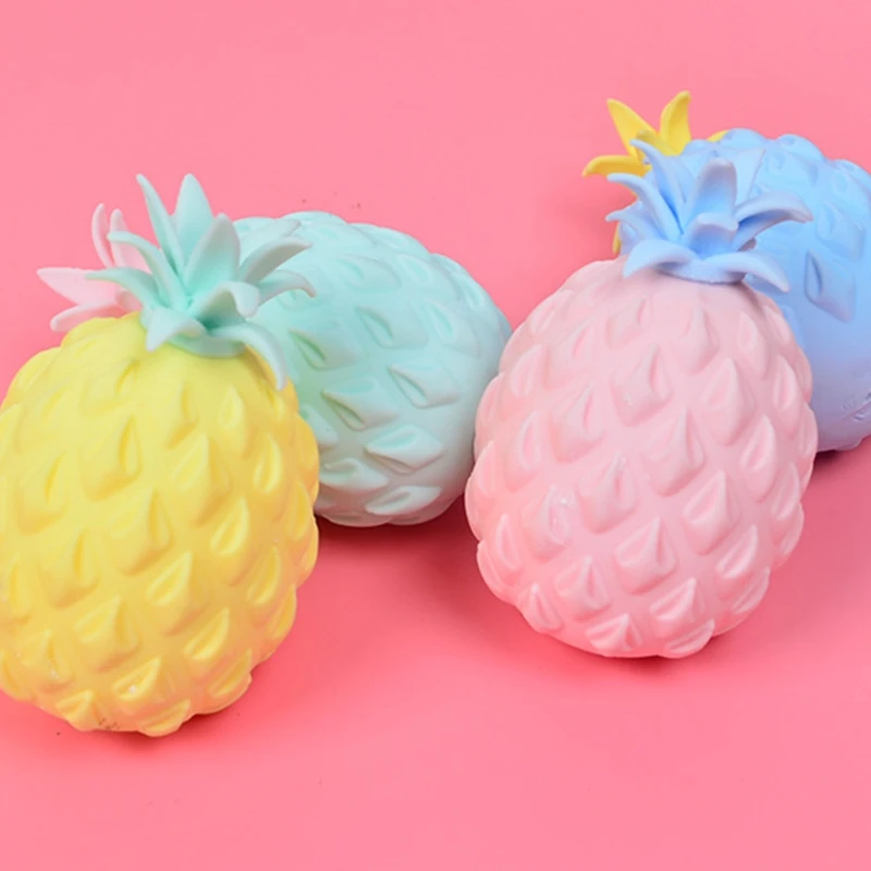 Fidget Toys Stress Balls Novelty Powder Ball Anti Stress Pineapple