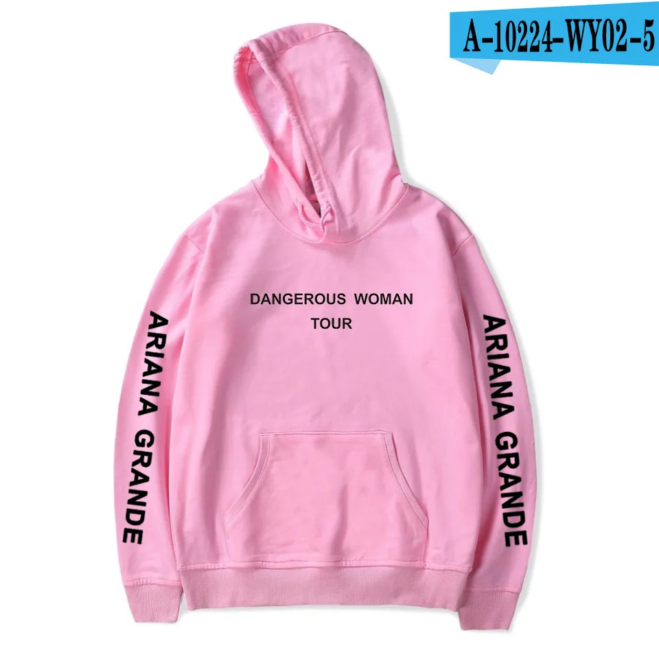 A10224-5 Kawaii одежда женские повседневные толстовки ariana grande свитер с длинным рукавом для мужчин и женщин пуловер Толстовка harajuku одежда - Цвет: A10224-5