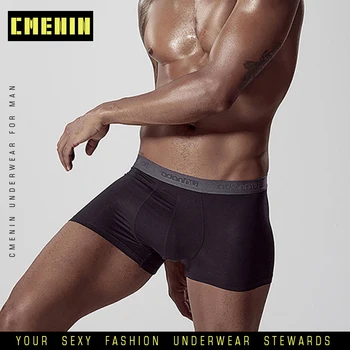 

CMENIN New Arrival Cotton Solid Soft Underwear Mens Boxer Homme Panties Boxer Men Undeware Boxers Funny AD306