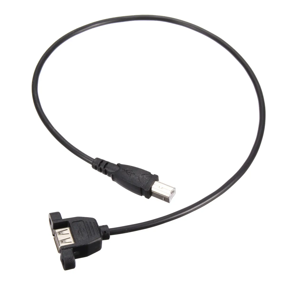 USB B штекер usb тип A гнездо панель крепление удлинитель адаптер 50 см