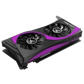 

Yeston RX5500XT-8G D6 Graphic Card 1717-1845MHz 14GHz 128bit GDDR6 Gaming Graphics Card with 2 Fans 4 Heat Pipes Video Card