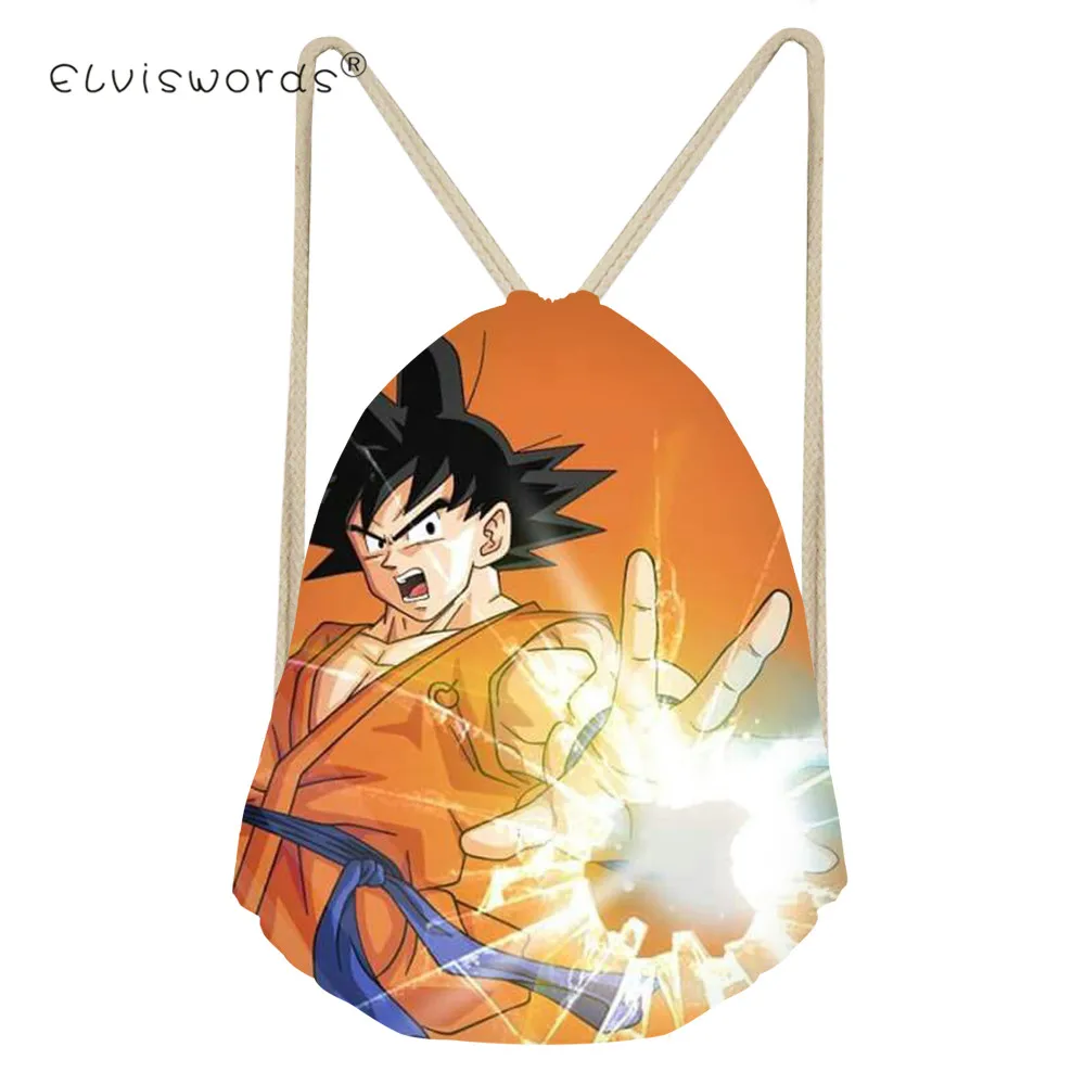 Рождественский мешок Drawstring Подарочная сумка в японском стиле Dragon Ball Drawstring сумка спортивный водонепроницаемый рюкзак комплект карман на заказ Printin - Цвет: QC001Z3