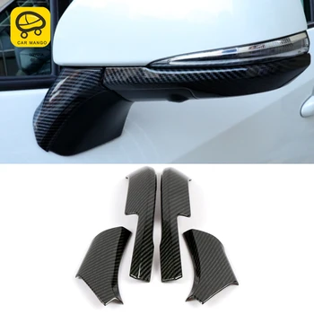 

CarManGo For Toyota Rav4 Rav 4 XA50 2019 2020 Car Rearview Reflector Mirror Cover Decor Trim Frame Sticker Exterior Accessories