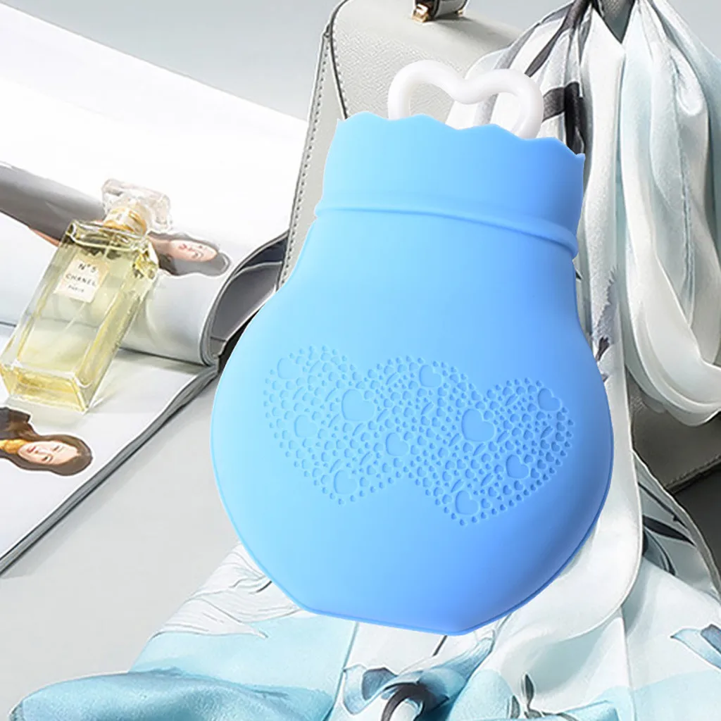 Microwave Heating Bottle Silicone Water Bag Environmental Friendly Bottle Relaxation Outdoor Cold Protection Oct#18