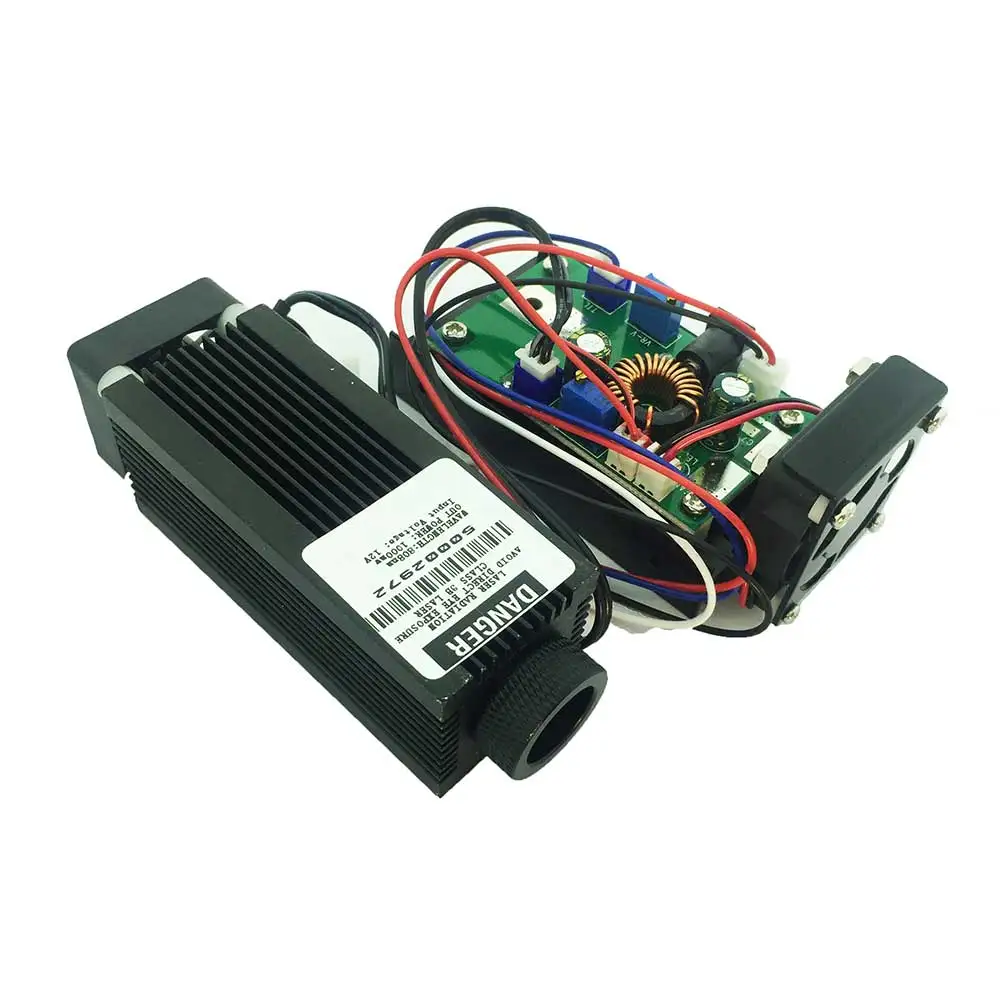 Diodo com Ttl Ventilador de Refrigeração Poderosa Focusable 808nm 1000 mw Módulo Laser Infravermelho Invisível 1 w ir Laser Cnc Lazer Bordo Motorista 3 focusable laser module