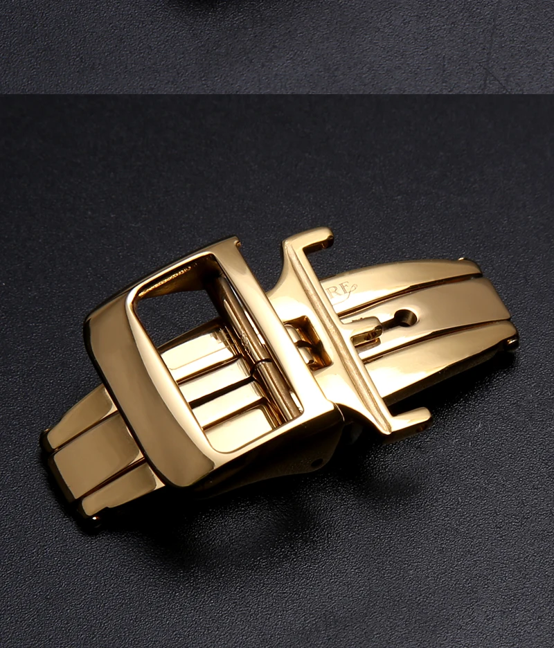 16 18 мм застежка из нержавеющей стали для Jaeger-LeCoultre ремешок для часов Серебро Золото Розовое золото аксессуар с логотипом