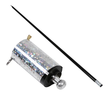 

110Cm Metal Appearing Cane Black Cudgel Pocket Staff Magic Tricks for Professional Magician Stage Street Magie Illusion Accessor
